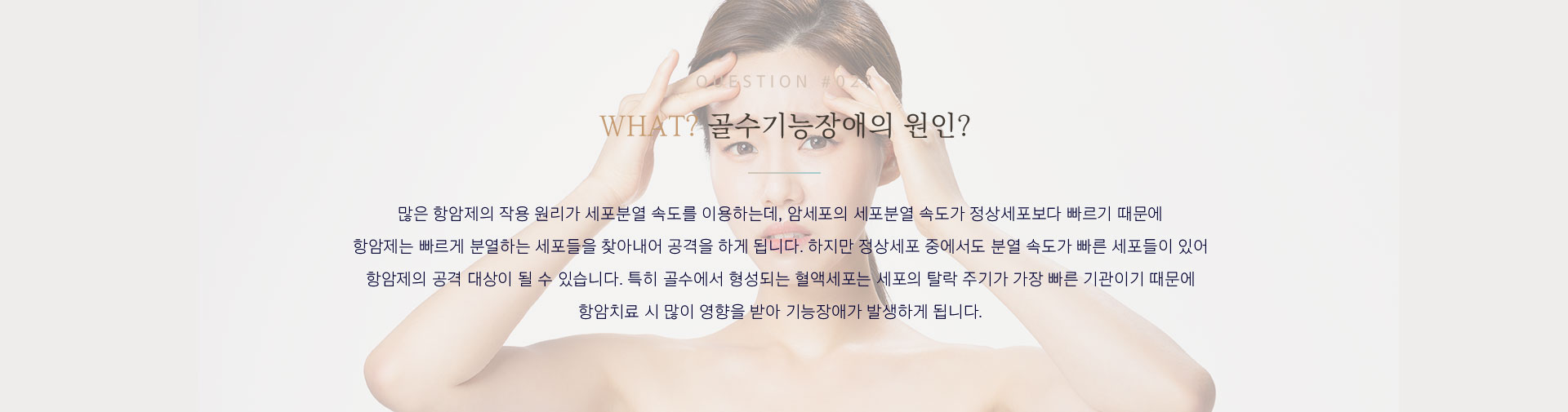 골수기능장애 개선 원인